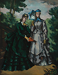 Paul Cezanne The Promenade, 1871 oil painting reproduction