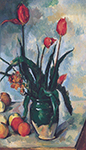 Paul Cezanne Tulips in a Vase, 1890 oil painting reproduction