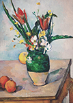 Paul Cezanne Tulips in a Vase, 1890-92 oil painting reproduction