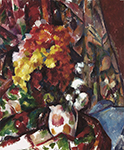 Paul Cezanne Vase with Flowers, 1895-96 oil painting reproduction