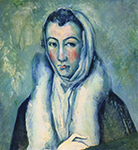 Paul Cezanne Woman with an Ermine (after El Greco), 1885-86 oil painting reproduction