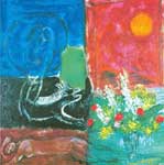 Marc Chagall The Sun of Poros oil painting reproduction