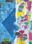 Marc Chagall The Blue Face oil painting reproduction