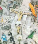 Marc Chagall White Cruxifixion oil painting reproduction
