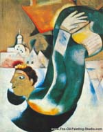 Marc Chagall The Holy Coachman oil painting reproduction