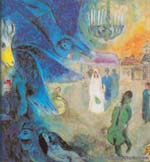 Marc Chagall The Wedding Candles oil painting reproduction