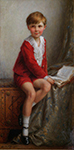 Herbert James Draper Portrait of Teddy, son of Lieutenant BWG Oates oil painting reproduction