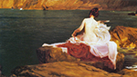 Herbert James Draper Calypso's Isle, 1897 oil painting reproduction