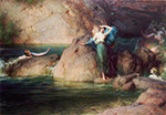 Herbert James Draper Halcyone, 1915 oil painting reproduction