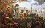 Herbert James Draper Lancelot and Guinevere oil painting reproduction