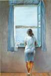 Salvador Dali Girl Standing at the Window oil painting reproduction