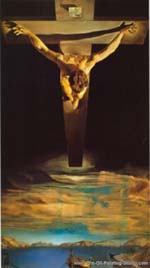 Salvador Dali Christ of Saint John of the Cross oil painting reproduction