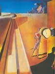 Salvador Dali Premature Ossification of a Railway Station oil painting reproduction