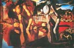 Salvador Dali The Metamorphosis of Narcissus oil painting reproduction