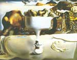 Salvador Dali Apparition of Face and Fruit Dish on a Beach oil painting reproduction