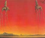 Salvador Dali The Elephants oil painting reproduction