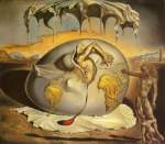 Salvador Dali Geopoliticus Child Watching the Birth oil painting reproduction