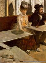 Edgar Degas L Absinthe oil painting reproduction