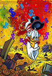 Scrooge McDuck Diving painting for sale