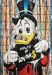 Scrooge McDuck Guilty painting for sale