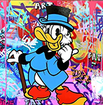 Scrooge McDuck Graffiti painting for sale