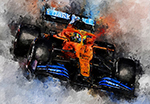 Lando Norris painting for sale