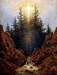 Caspar David Friedrich Croix dans la Foret  oil painting reproduction