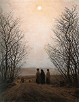 Caspar David Friedrich Easter Morning (1833)  oil painting reproduction