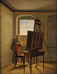 Caspar David Friedrich Friedrich in his Studio (1819) oil painting reproduction