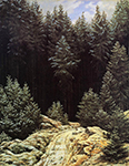 Caspar David Friedrich Fruhschnee oil painting reproduction