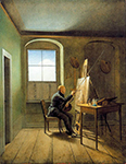Caspar David Friedrich L'Atelier de Friedrich (1811)  oil painting reproduction