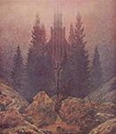Caspar David Friedrich The Cross in the Mountains (1812)  oil painting reproduction