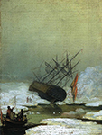 Caspar David Friedrich Wreck in the Sea of Ice (1798) oil painting reproduction