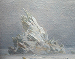 Caspar David Friedrich Ausschnitt Eisberg oil painting reproduction