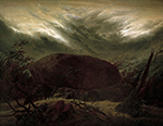 Caspar David Friedrich Dolmen in the Fall(1820) oil painting reproduction