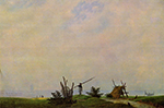 Caspar David Friedrich Le Pecheur sur la Plage  oil painting reproduction