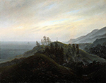 Caspar David Friedrich View of the Baltic (1820-25)  oil painting reproduction