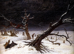 Caspar David Friedrich Winter Landscape (1812)  oil painting reproduction