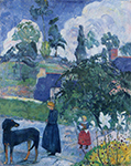 Paul Gauguin Among the Lillies, 1893 oil painting reproduction