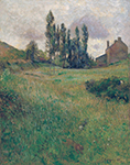 Paul Gauguin Dogs Running in a Meadow, 1888 oil painting reproduction