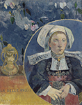 Paul Gauguin La Belle Angele, 1889 oil painting reproduction