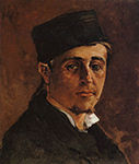 Paul Gauguin Man with a Toque, 1875-77 oil painting reproduction