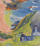 Paul Gauguin Over the Sea, 1889 oil painting reproduction