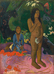 Paul Gauguin Parau na te Varua ino (Words of the Devil), 1892 oil painting reproduction