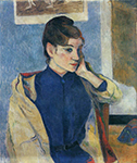 Paul Gauguin Portrait of Madeline Bernard, 1888 oil painting reproduction