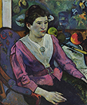 Paul Gauguin Portrait of Marie Derrien Lagadu, 1890 oil painting reproduction