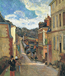 Paul Gauguin Rue Jouvenet in Rouen, 1884 oil painting reproduction