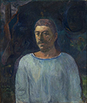 Paul Gauguin Self Portrait - Close to Golgotha, 1896 oil painting reproduction