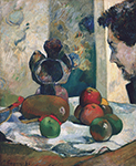 Paul Gauguin Still Life with Profile of Laval, 1886 oil painting reproduction