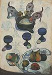 Paul Gauguin Still Life with Three Puppies, 1888 oil painting reproduction